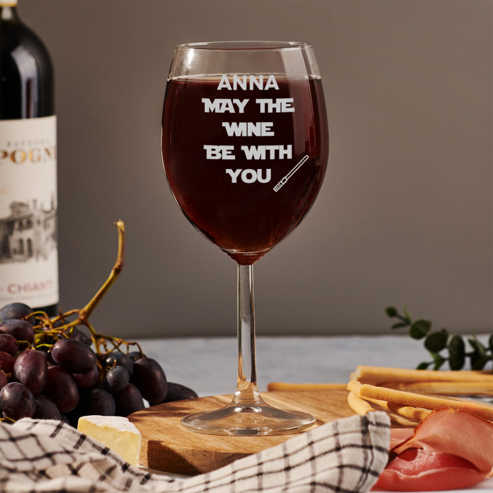 May the wine be with you - Borospohár