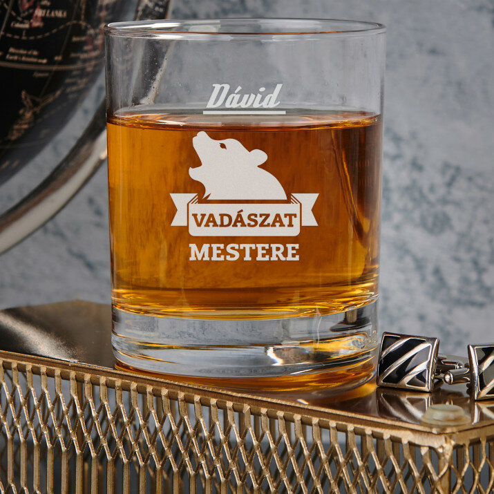 Vadászat mestere - Whiskys pohár