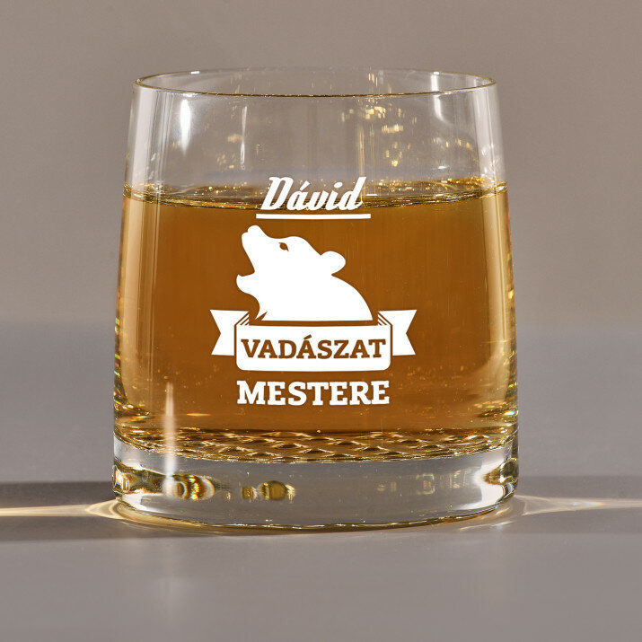 Vadászat mestere - Whiskys pohár