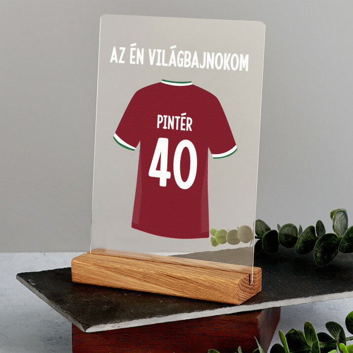 Az én világbajnokom - Nyomtatás akrilüvegen