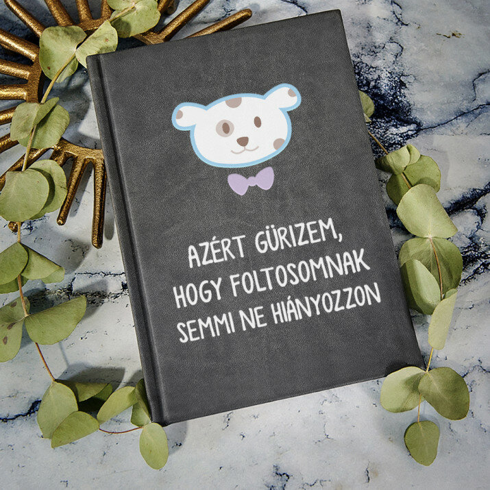A kutyám - A5-ös jegyzetfüzet nyomtatással