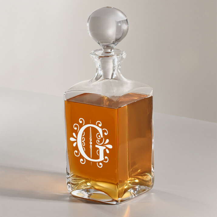 Monogram - Gravírozott whisky kancsó