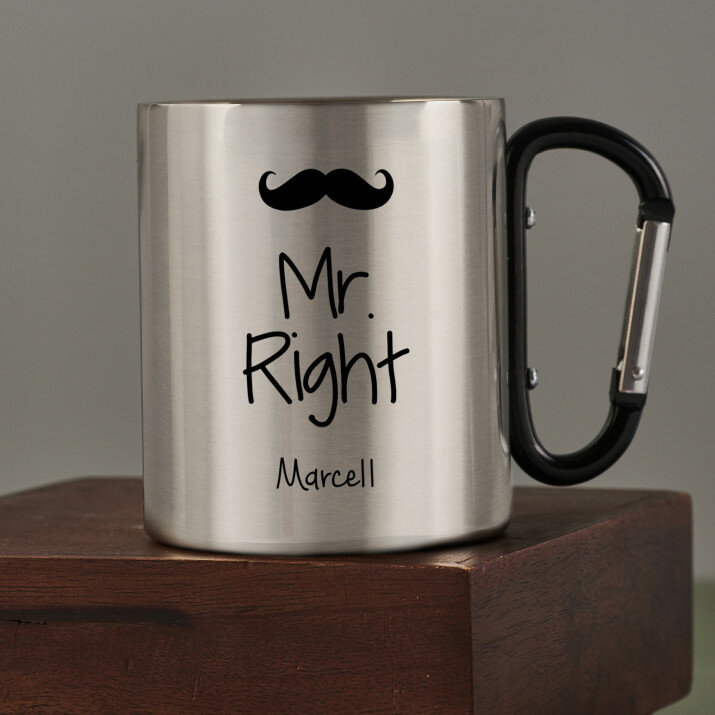 Mr. Right - Fém bögre karabinerrel