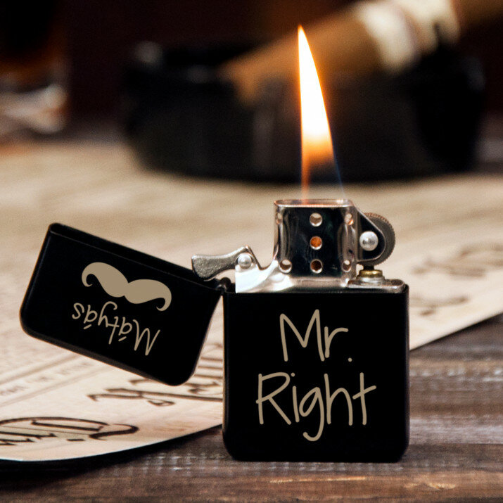 Mr Right - Gravírozott öngyújtó
