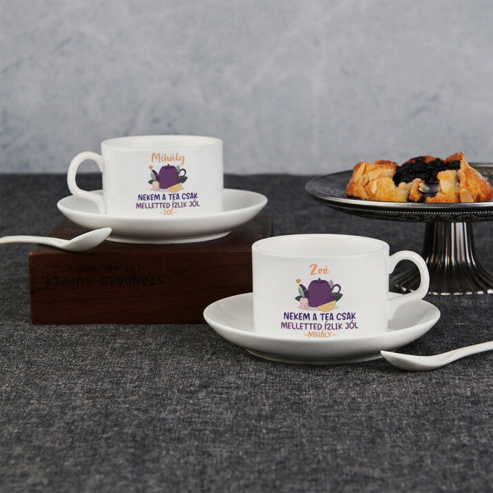 A tea csak melletted - 2 db csésze készlete