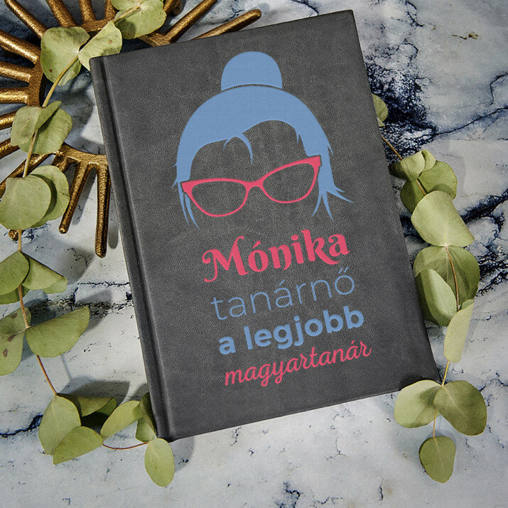 A legjobb magyartanár - A5-ös jegyzetfüzet nyomtatással