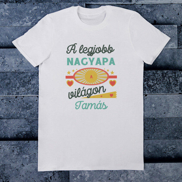 A legjobb nagyapa - Férfi póló nyomtatott mintával