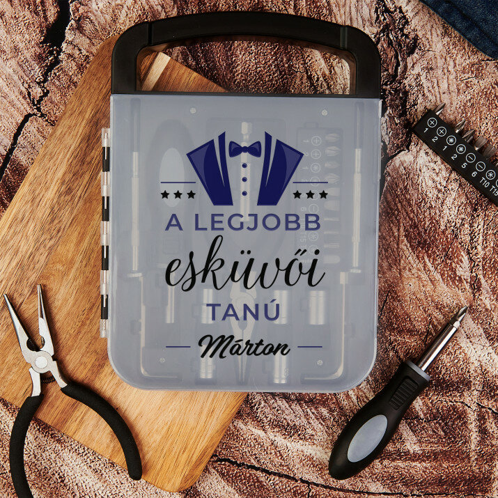 A legjobb esküvői tanú - Szerszámkészlet