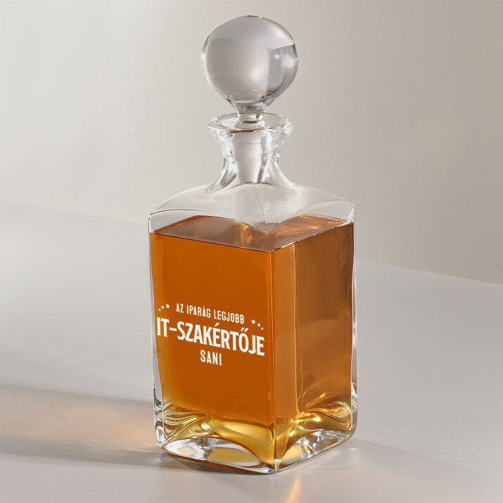 A legjobb az iparágon - Gravírozott whisky kancsó