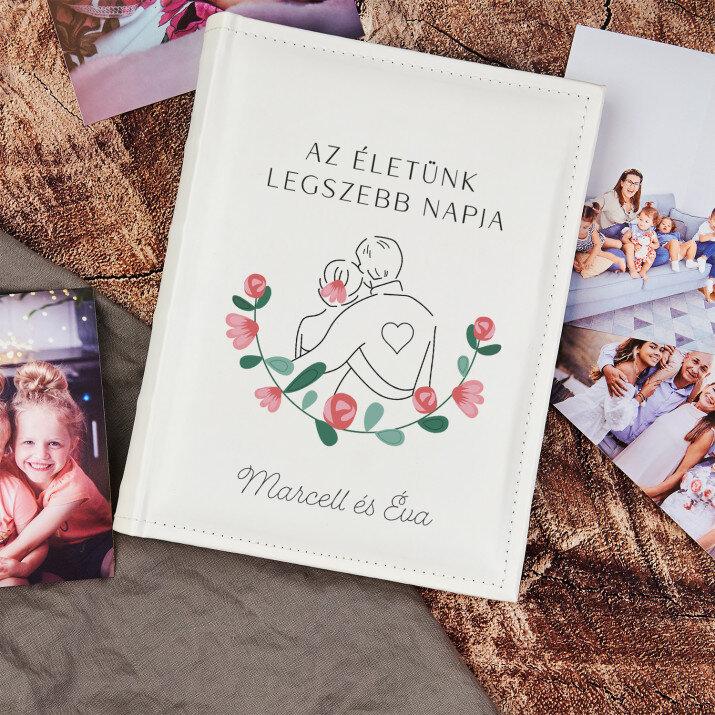 Az életünk legszebb napja - Személyre szabott fotóalbum