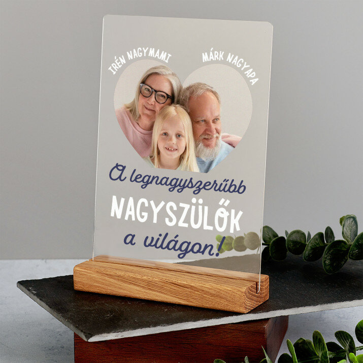 A legnagyszerűbb nagyszülők - Nyomtatás akrilüvegen