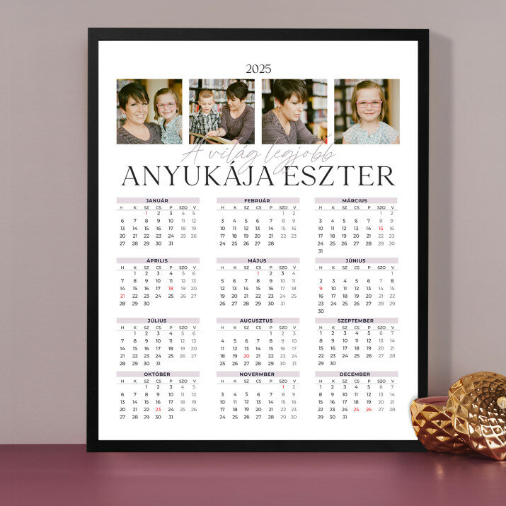 A világ legjobb anyukája - Naptár keretben
