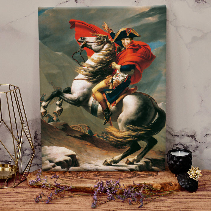 Napóleon lóháton - Királyi portré Napóleon lóháton - Királyi portré