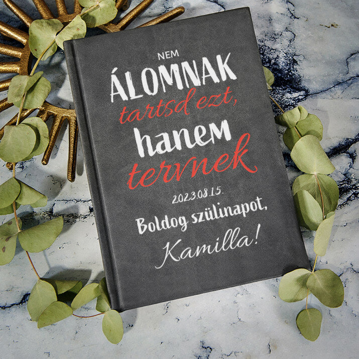 Nem álom - A5-ös jegyzetfüzet nyomtatással