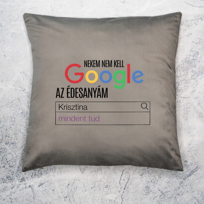 Nekem nem kell google - Díszpárna