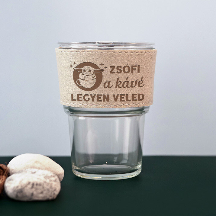 A kávé legyen veled - Üvegbögre 
