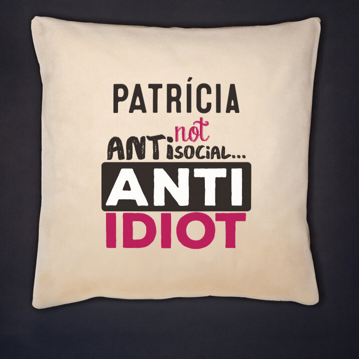 Not antisocial - Díszpárna