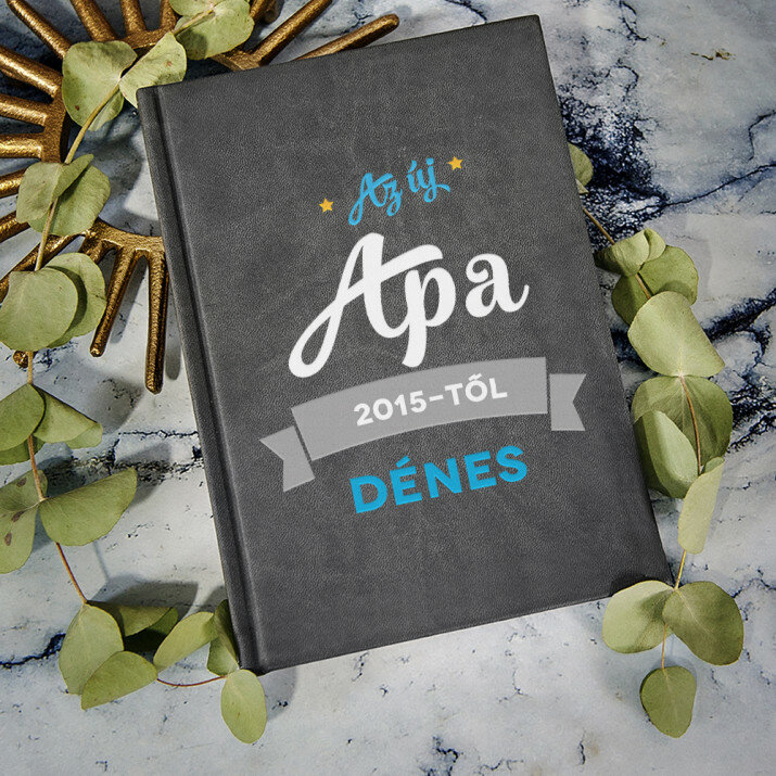 Az új apa - A5-ös jegyzetfüzet nyomtatással
