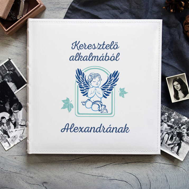 Keresztelő alkalmából 2 - Személyre szabott fotóalbum Keresztelő alkalmából 2 - Személyre szabott fotóalbum
