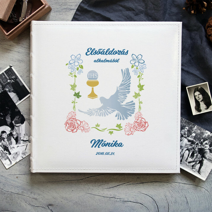 Elsőáldozás alkalmából - Személyre szabott fotóalbum