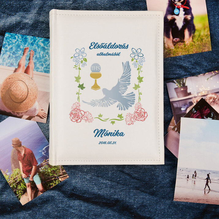 Elsőáldozás alkalmából - Személyre szabott fotóalbum Elsőáldozás alkalmából - Személyre szabott fotóalbum
