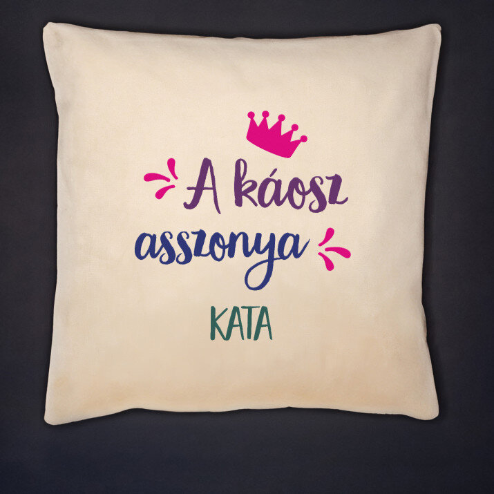 A káosz asszonya - Díszpárna