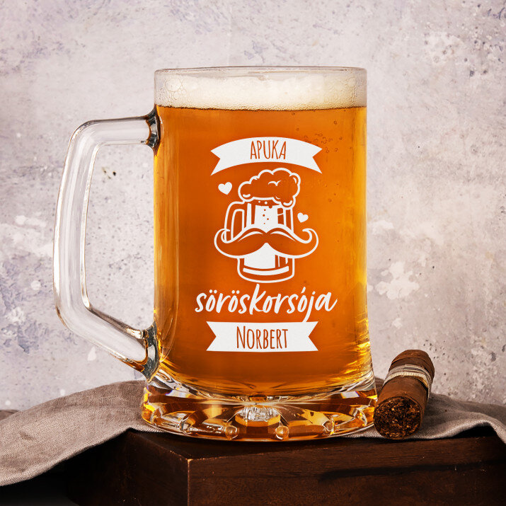 Apuka söröskorsója - Személyre szabott söröskorsó