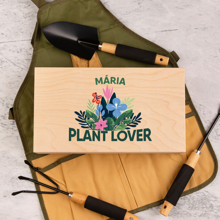 Plant lover - Kerti szerszámkészlet kötényben