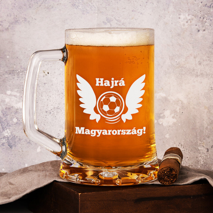 Hajrá Magyarország! - Személyre szabott söröskorsó
