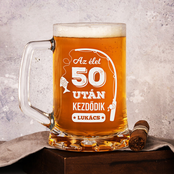 Az élet kezdődik - Személyre szabott söröskorsó