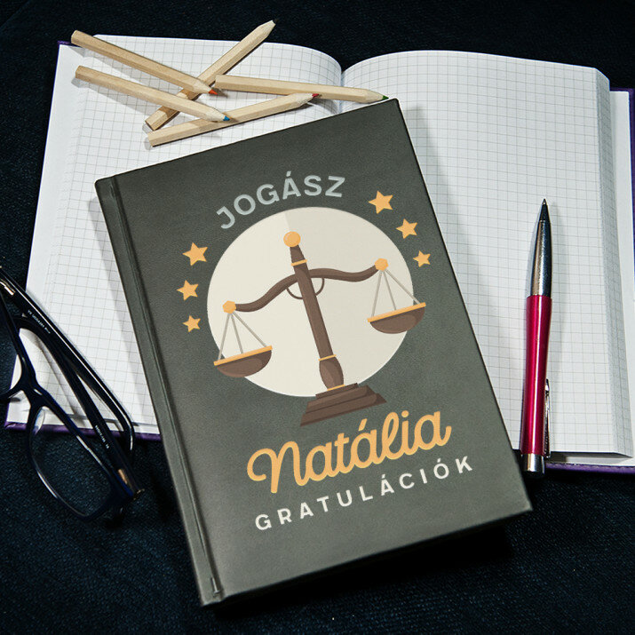 jogász - A5-ös jegyzetfüzet nyomtatással