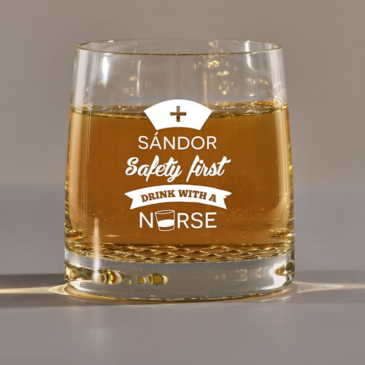 Safety first - Whiskys pohár