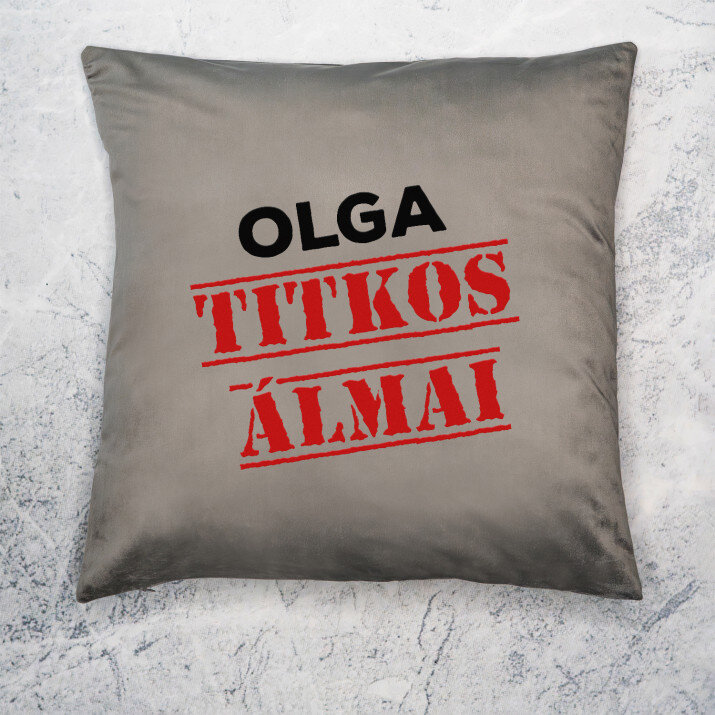 Titkos álmai - Díszpárna
