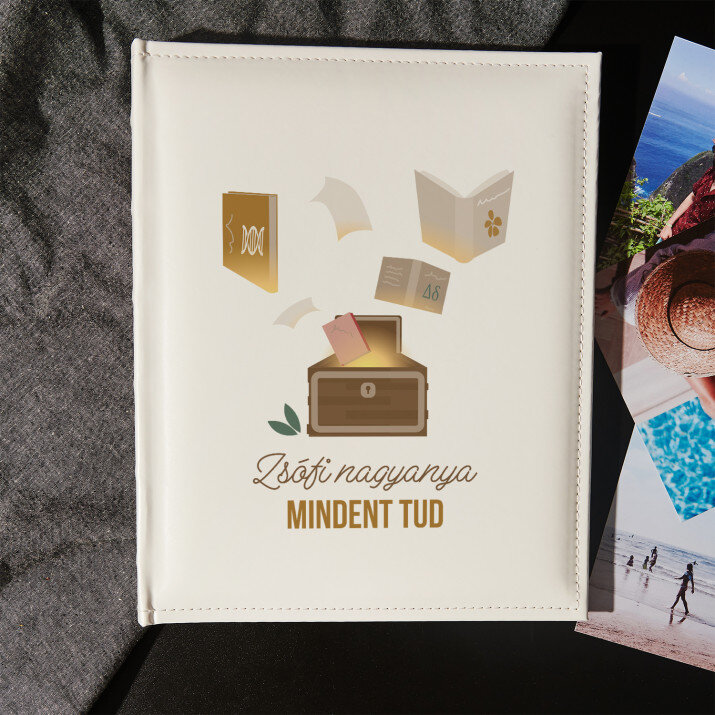 Ő mindent tud - Személyre szabott fotóalbum