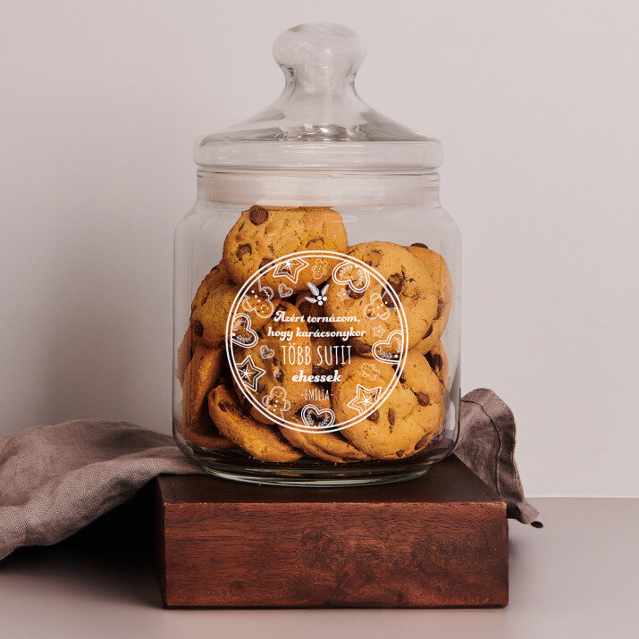 több süti karácsonykor - Sutemeny uveg edeny