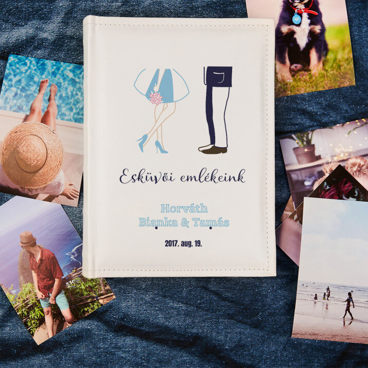 Esküvői emlékeink - Személyre szabott fotóalbum