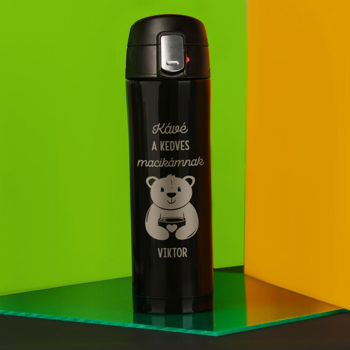 Kávé a kedves macikámnak - Termikus bogre 440 ml