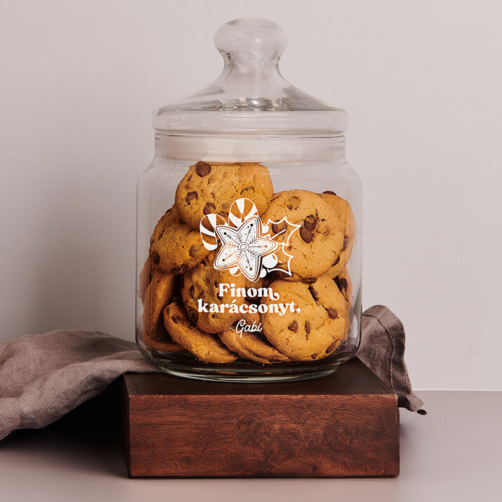 finom karácsonyt - Sutemeny uveg edeny