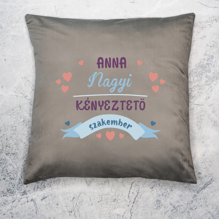Kényeztető szakember - Díszpárna