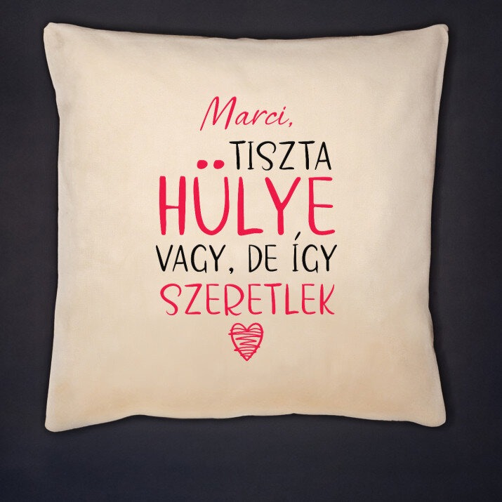 Tiszta hülye vagy - Díszpárna