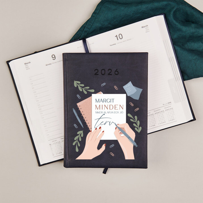 Minden siker alapja egy jó terv - Határidőnapló Minden siker alapja egy jó terv - Határidőnapló