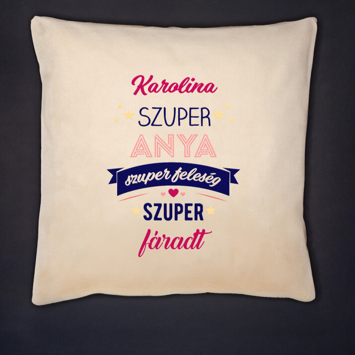 Szuper anya - Díszpárna