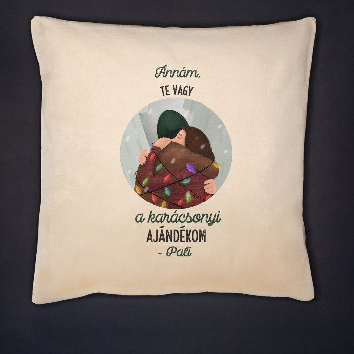 Karácsonyi ajándék - Díszpárna