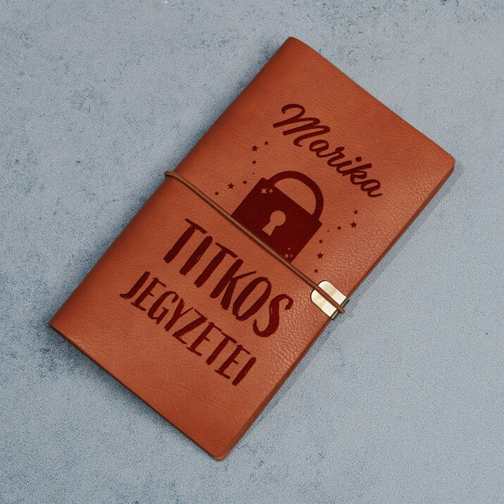 Titkos jegyzetei - Retró jegyzetfüzet
