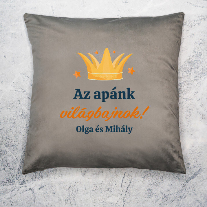 Az apánk világbajnok - Díszpárna