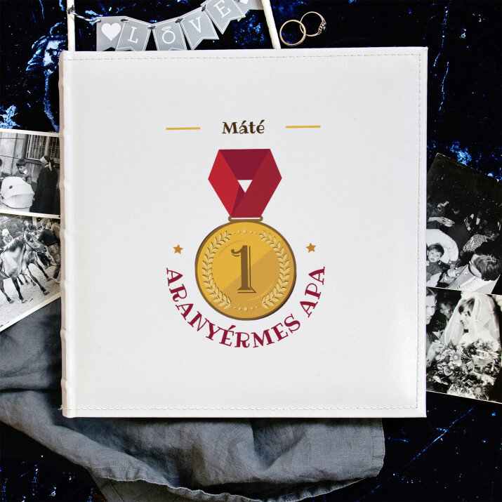 Aranyérmes apa - Személyre szabott fotóalbum Aranyérmes apa - Személyre szabott fotóalbum