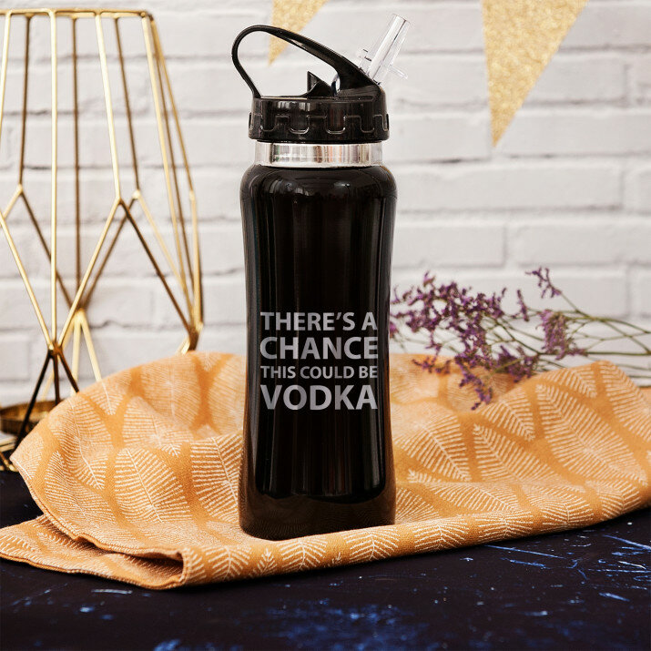 This could be vodka - Gravírozott kulacs
