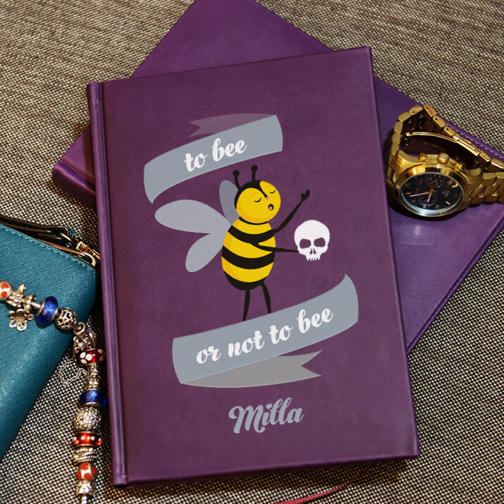 To bee or not to bee - A5-ös jegyzetfüzet nyomtatással