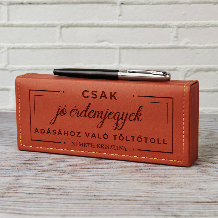 Jó érdemjegyekhez való töltőtoll - Parker töltőtoll tokban
