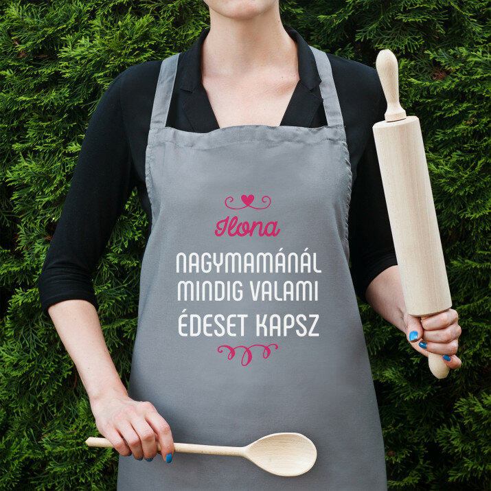 Nagymamánál mindig édeset kapsz - Konyhai kötény